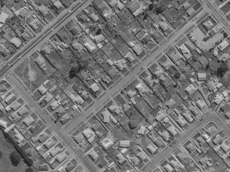13 Lenton Street from the air, 1970-1974