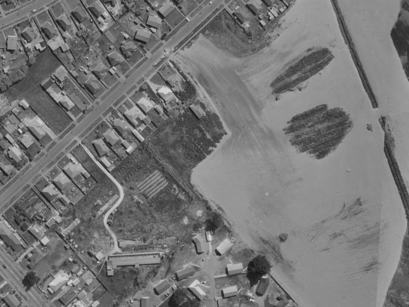 Carteret Place from the air, 1970-1974