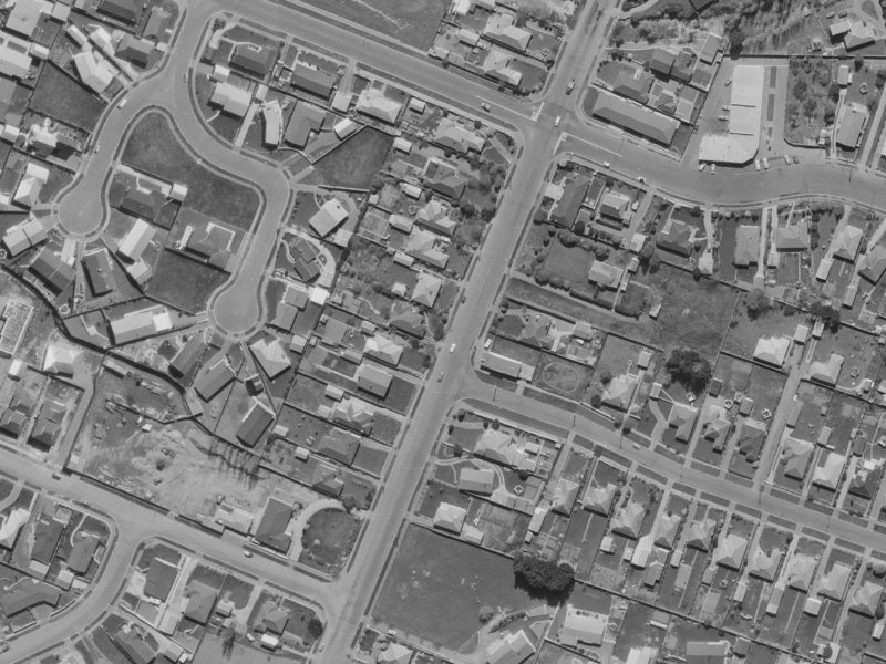 77 Withells Road from the air, 1970-1974