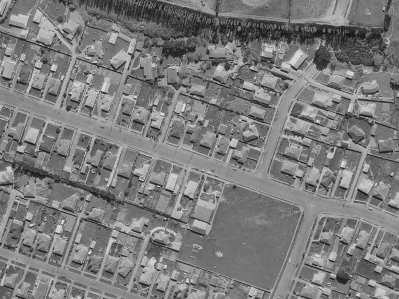 50 Staveley Street from the air, 1970-1974