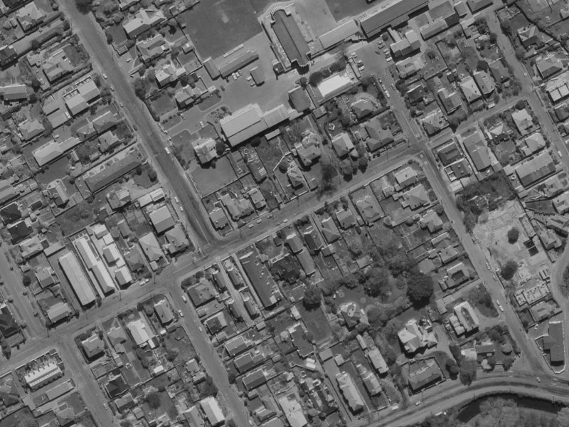 47 Andover Street from the air, 1970-1974