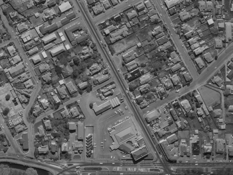 17 Papanui Road from the air, 1970-1974