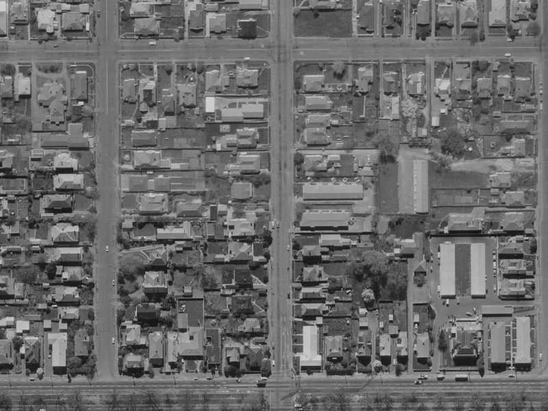 25C Packe Street from the air, 1970-1974
