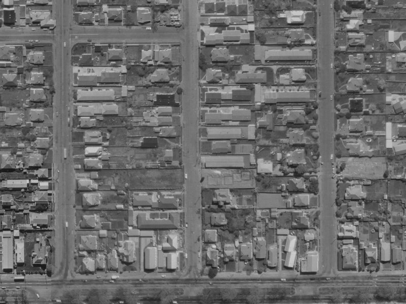 22C Packe Street from the air, 1970-1974