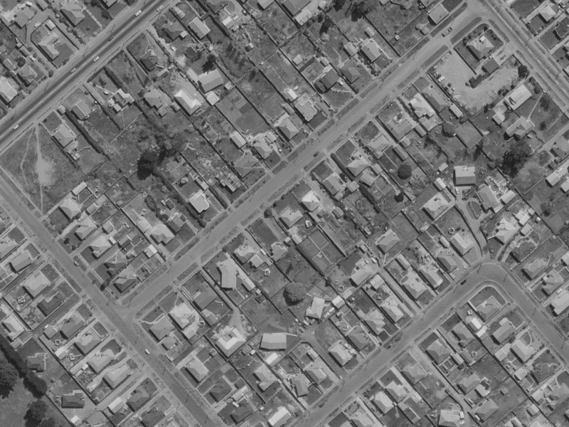16 Lenton Street from the air, 1970-1974