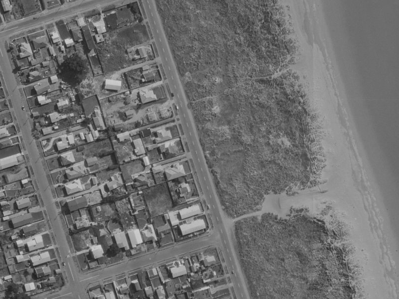 338 Marine Parade from the air, 1970-1974