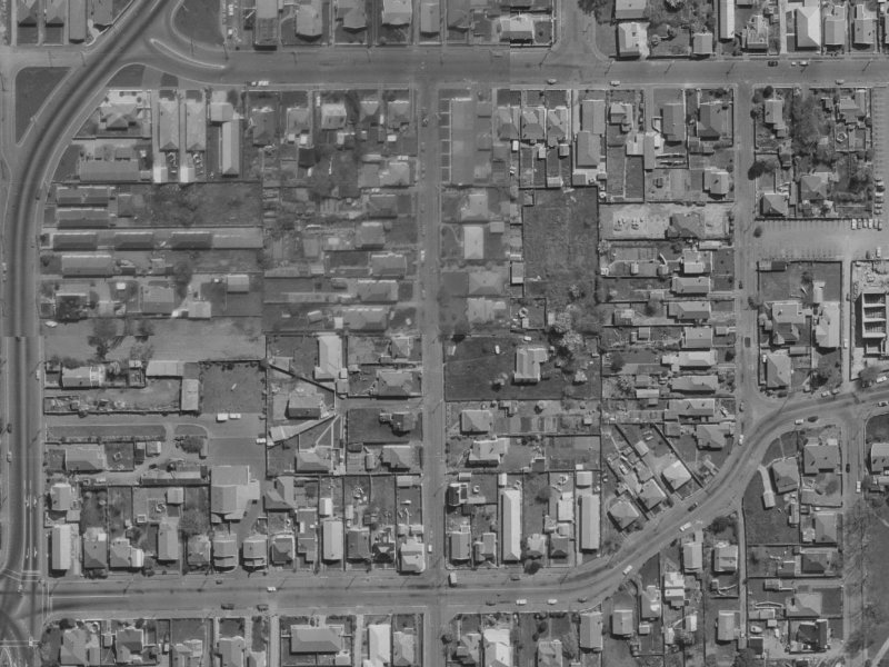 7 Bings Lane from the air, 1970-1974