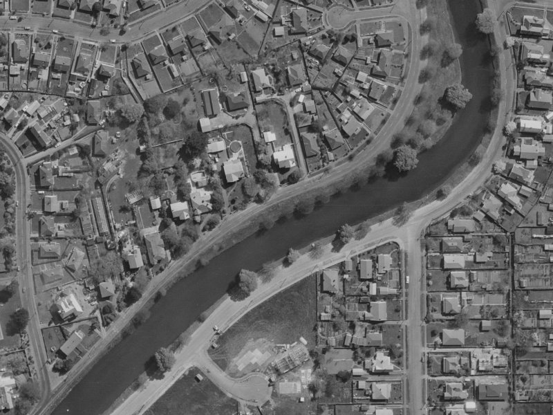 280 River Road from the air, 1970-1974