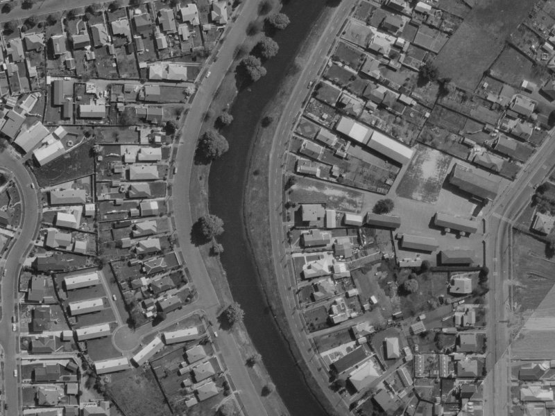 13 Dallington Terrace from the air, 1970-1974
