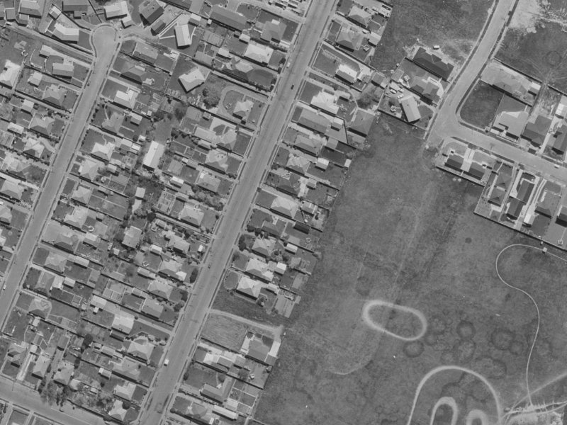130 Avonhead Road from the air, 1970-1974