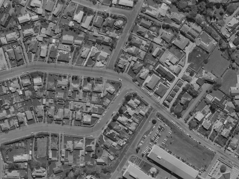 81 Creyke Road from the air, 1970-1974