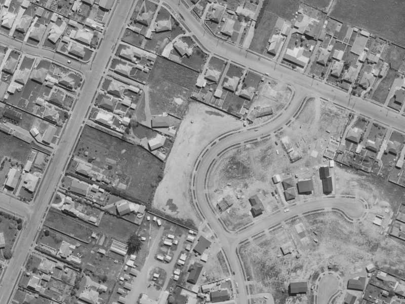 35 Delawre Cresent from the air, 1970-1974