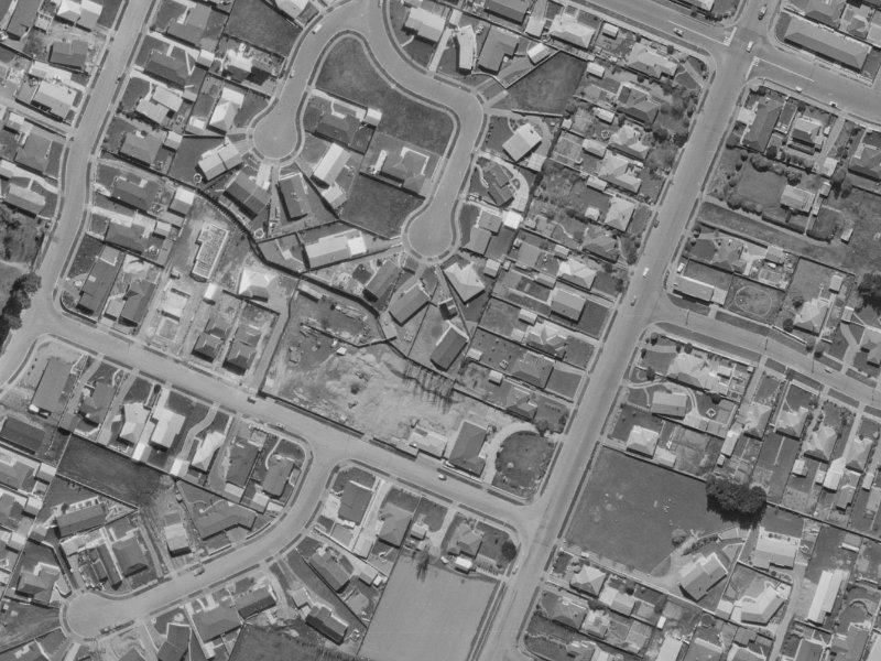 17A Ostend Place from the air, 1970-1974