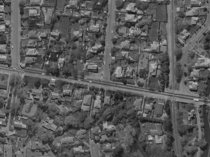 Jacksons Road from the air, 1970-1974