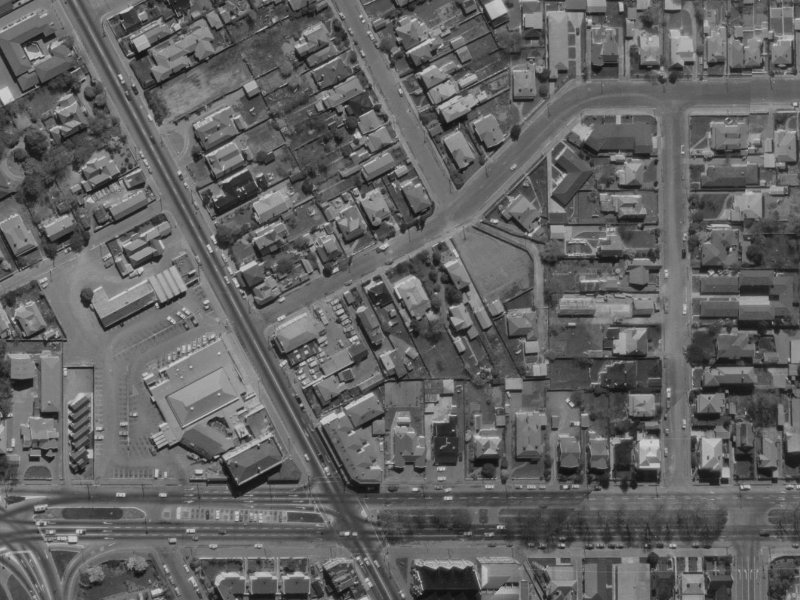 10 Derby Street from the air, 1970-1974