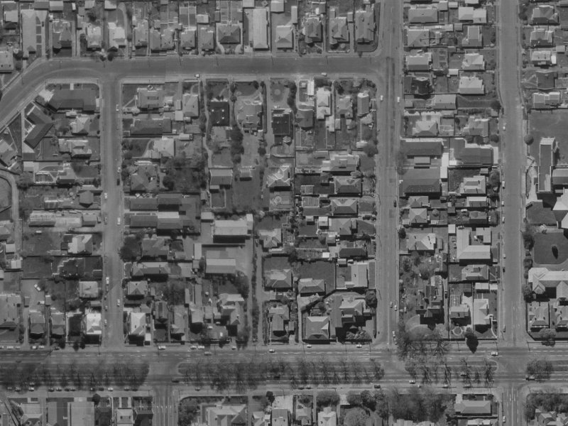 23 Springfield Road from the air, 1970-1974