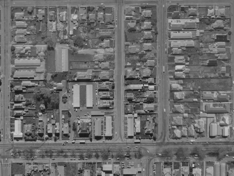 17 Packe Street from the air, 1970-1974