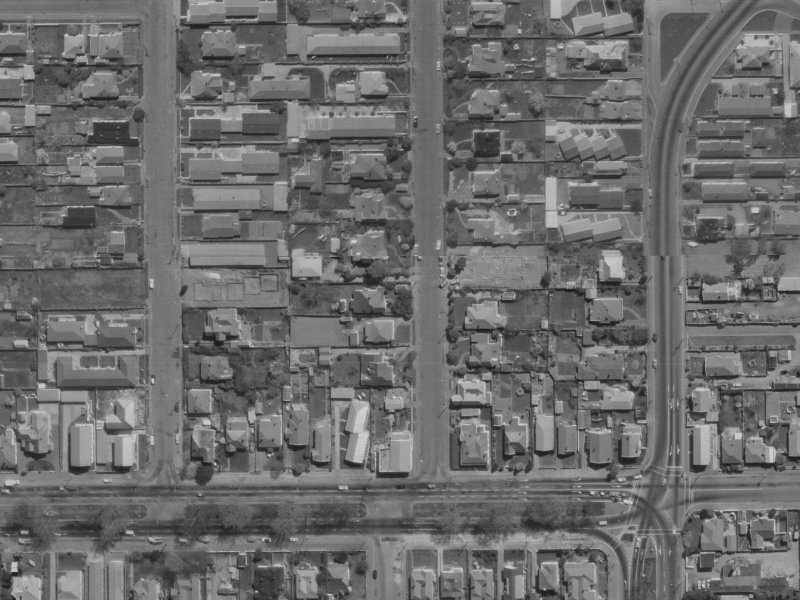 17 Champion Street from the air, 1970-1974