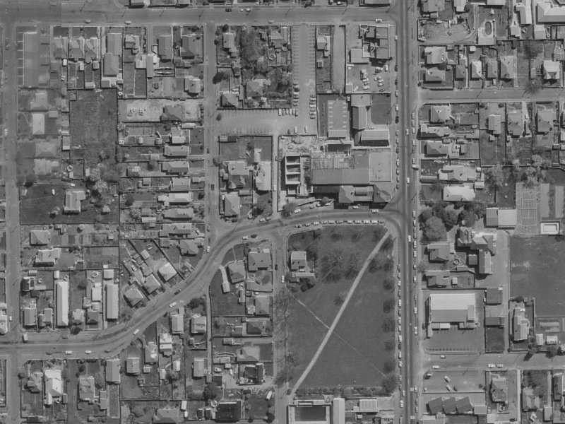 73 London Street from the air, 1970-1974