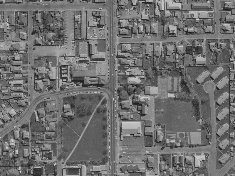 300B Stanmore Road from the air, 1970-1974