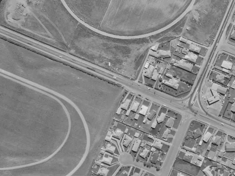 23 Strathcarron Place from the air, 1970-1974