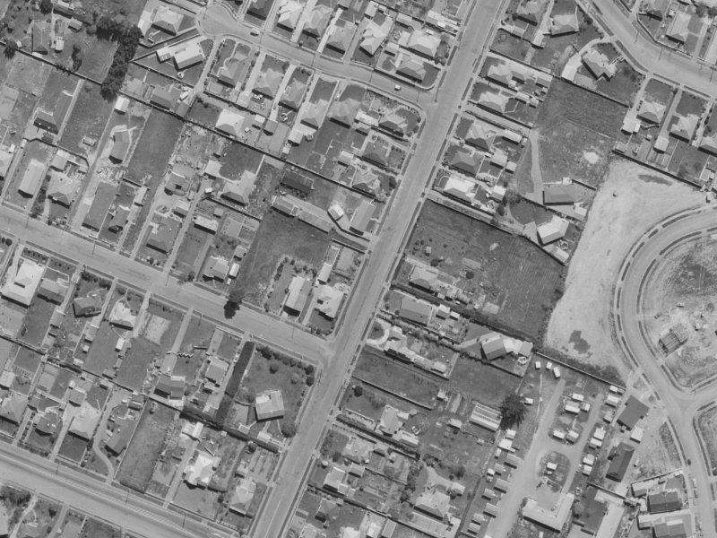 21 Fovant Street from the air, 1970-1974
