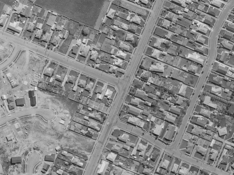 1 Bentley Street from the air, 1970-1974