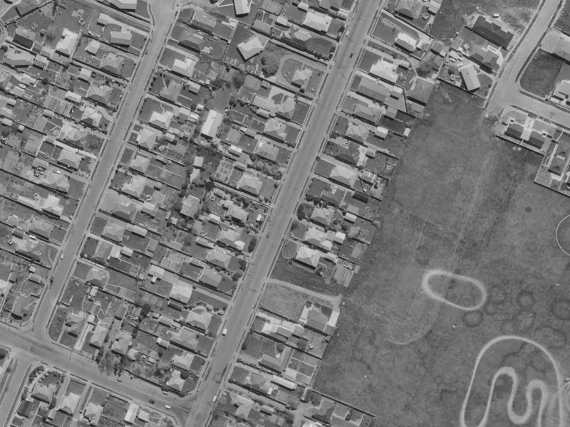 125 Avonhead Road from the air, 1970-1974