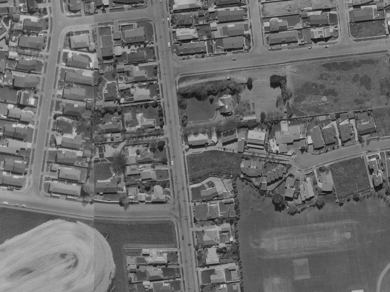 142 Waimairi Road from the air, 1970-1974