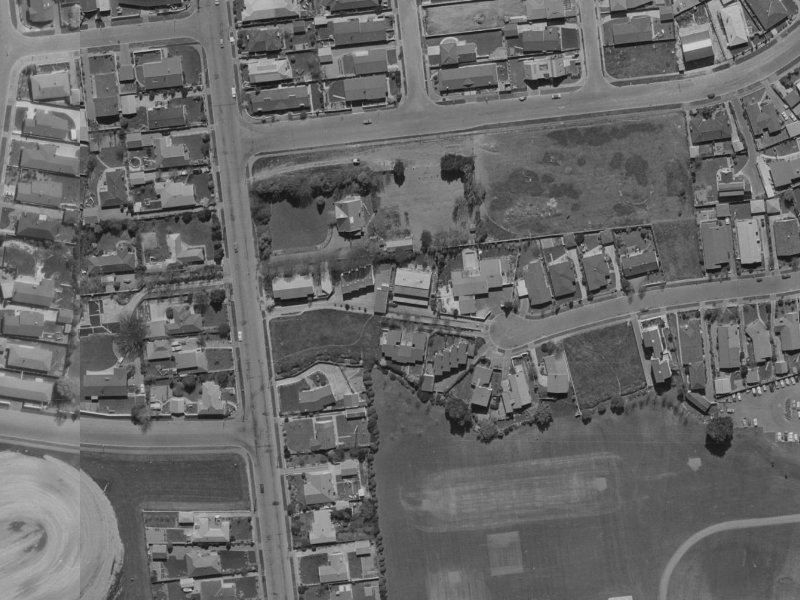 34 Newbridge Place from the air, 1970-1974