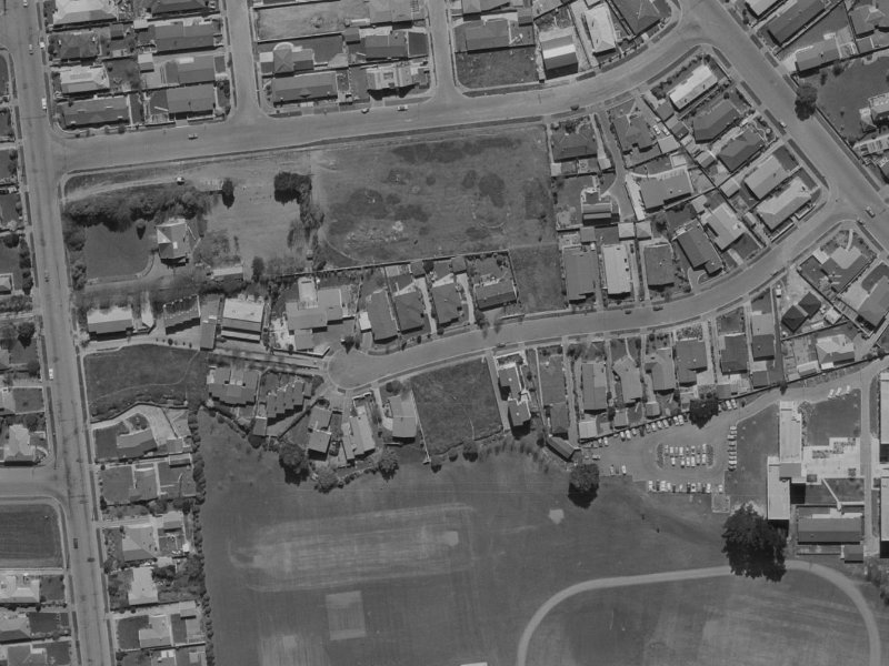 26 Newbridge Place from the air, 1970-1974