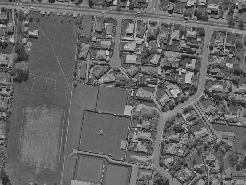 28a Makora Street from the air, 1970-1974