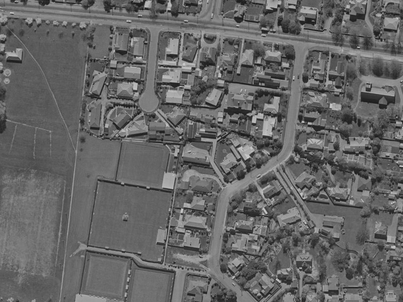 16 Makora Street from the air, 1970-1974