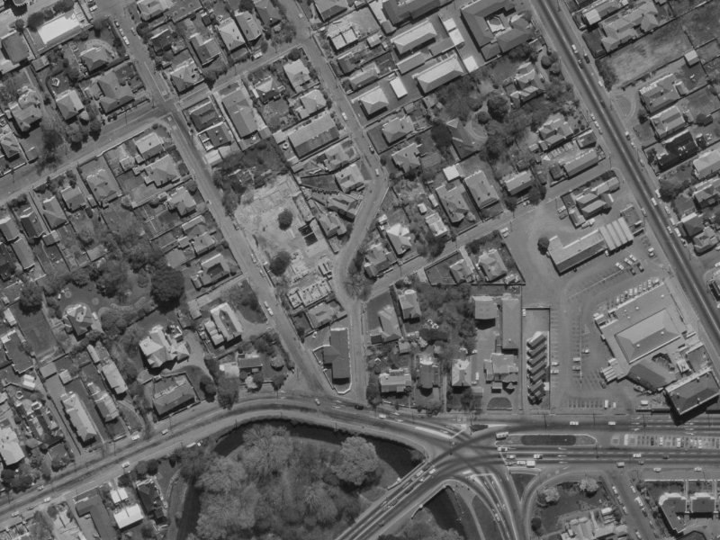 3 Rastrick Street from the air, 1970-1974