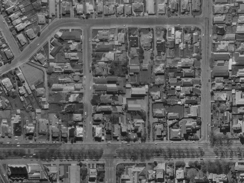 14 Stoneyhurst Street from the air, 1970-1974