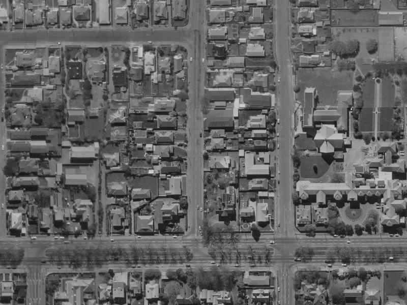 18 Springfield Road from the air, 1970-1974