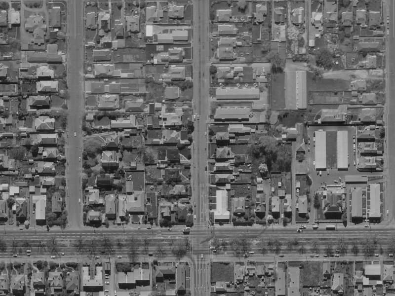 429 Madras Street from the air, 1970-1974