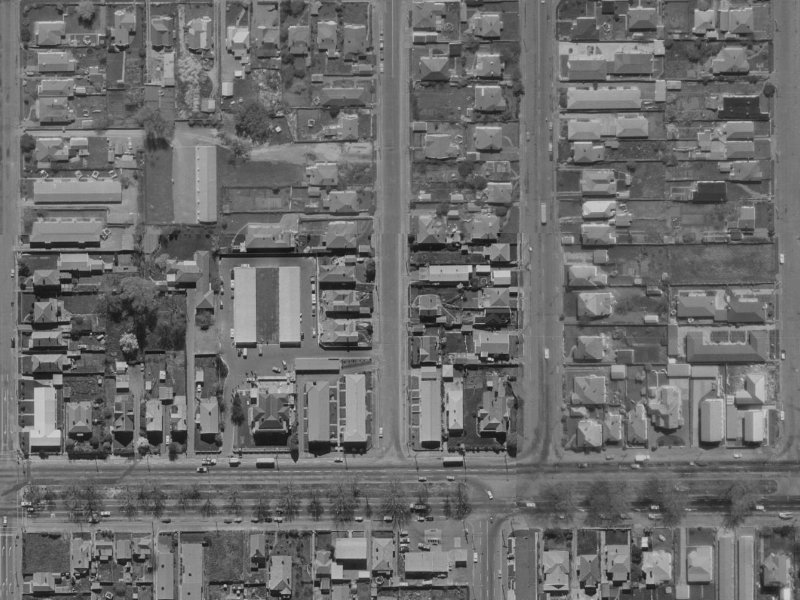 13 Packe Street from the air, 1970-1974