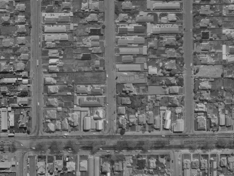 435 Barbadoes Street from the air, 1970-1974