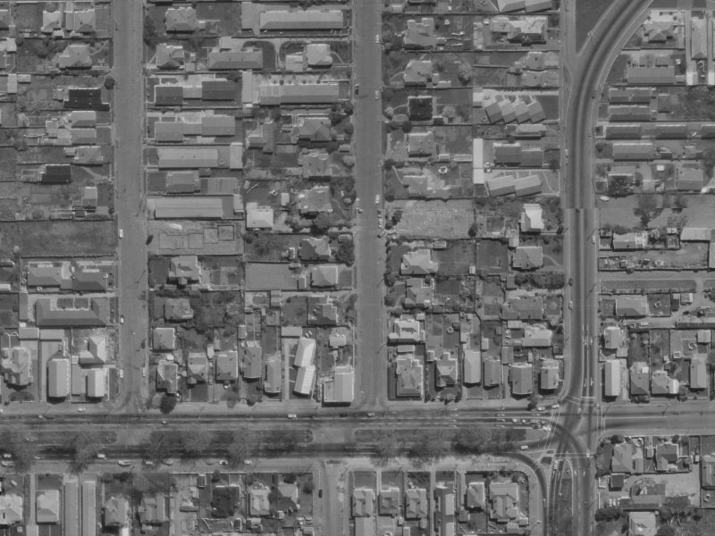 15 Champion Street from the air, 1970-1974