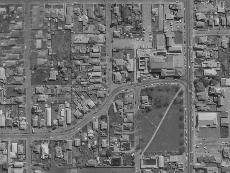 69 London Street from the air, 1970-1974