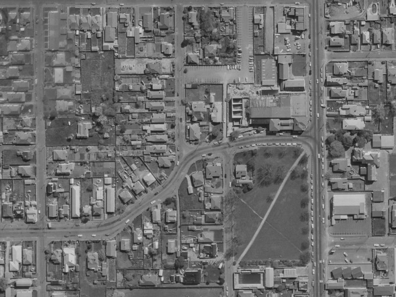 71 London Street from the air, 1970-1974