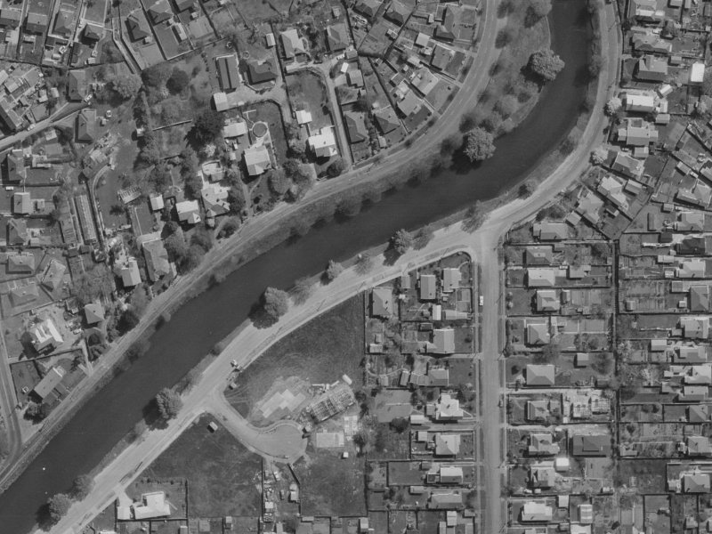280 Avonside Drive from the air, 1970-1974