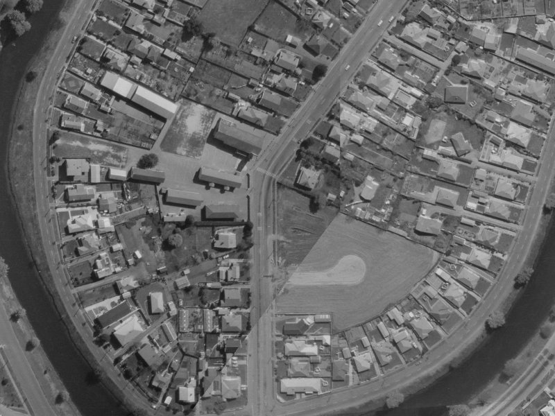 30 Gayhurst Road from the air, 1970-1974