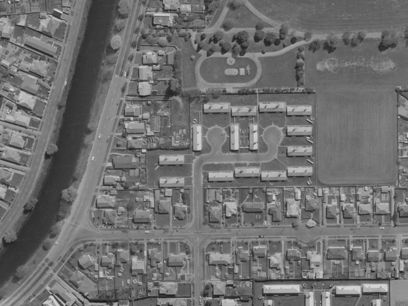 19 Mabel Howard Place from the air, 1970-1974