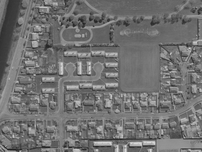 34 Mabel Howard Place from the air, 1970-1974