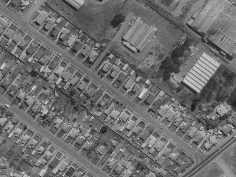 89 Bickerton Street from the air, 1970-1974