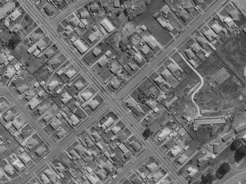 345A Breezes Road from the air, 1970-1974