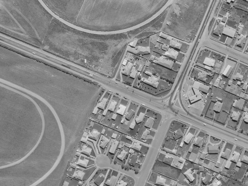 413 Masham Road from the air, 1970-1974
