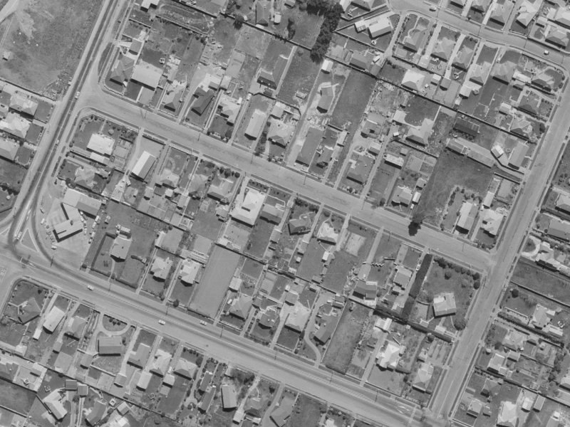 18 Dinton Street from the air, 1970-1974